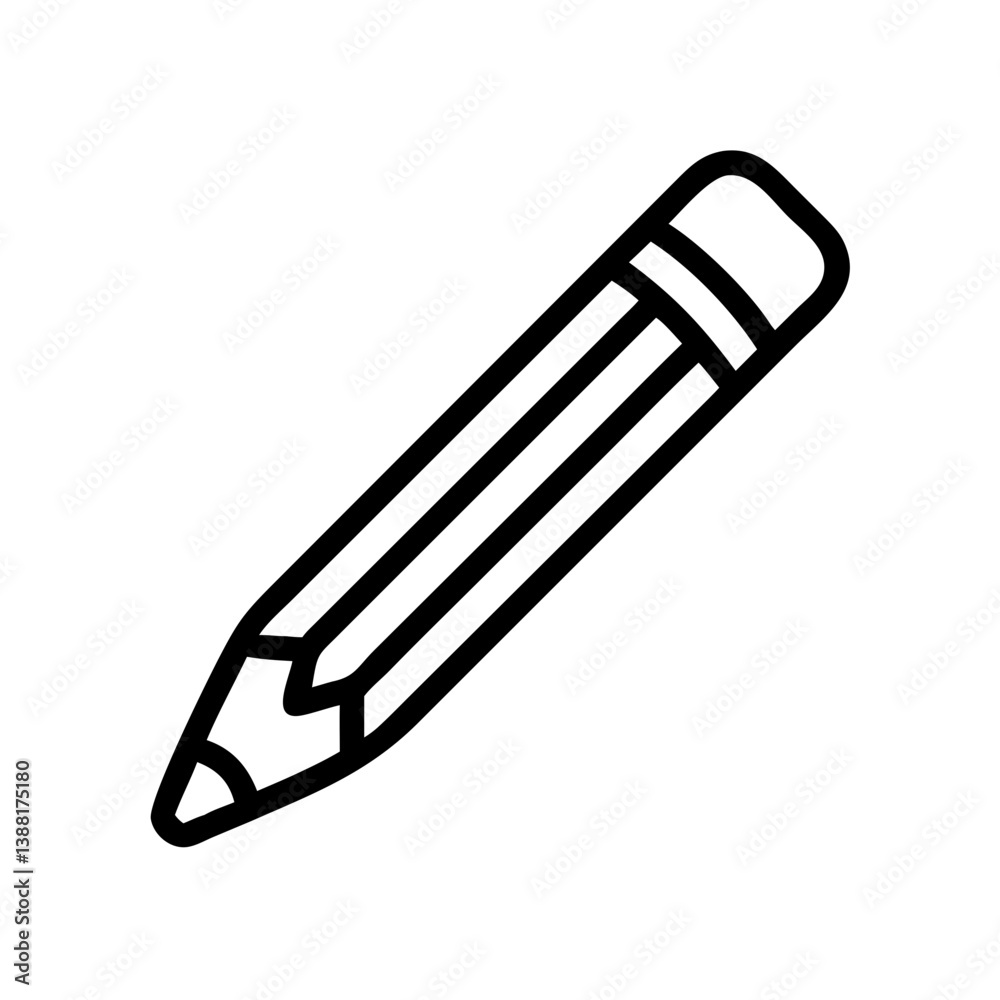 Pencil icons symbolize creativity and artistic expression. Essential for drawing, writing, and educational themes, these designs reflect the art of communication through simple tools. Pencil icons symbolize creativity and artistic expression. Essential for drawing, writing, and educational themes, these designs reflect the art of communication through simple tools.
