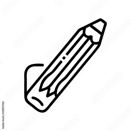 Pencil icons symbolize creativity and artistic expression. Essential for drawing, writing, and educational themes, these designs reflect the art of communication through simple tools.