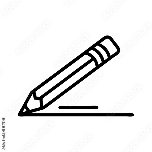 Pencil icons symbolize creativity and artistic expression. Essential for drawing, writing, and educational themes, these designs reflect the art of communication through simple tools.