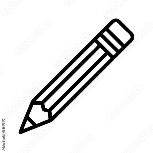 Pencil icons symbolize creativity and artistic expression. Essential for drawing, writing, and educational themes, these designs reflect the art of communication through simple tools.