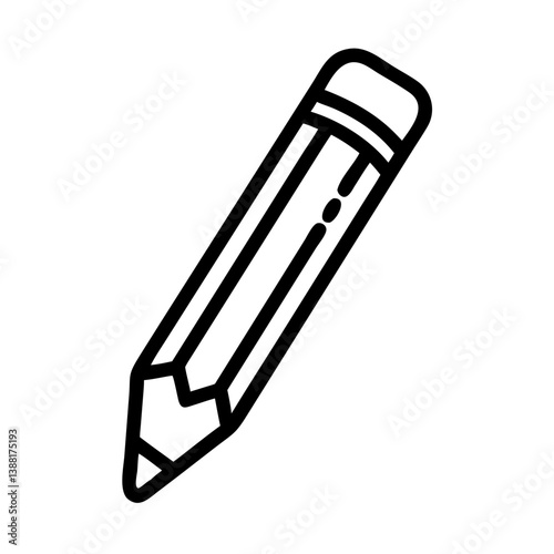 Pencil icons symbolize creativity and artistic expression. Essential for drawing, writing, and educational themes, these designs reflect the art of communication through simple tools.
