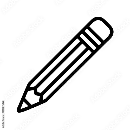 Pencil icons symbolize creativity and artistic expression. Essential for drawing, writing, and educational themes, these designs reflect the art of communication through simple tools.