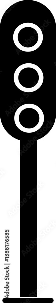 traffic light glyph icon vector, signal, stop traffic light glyph icon vector, signal, stop