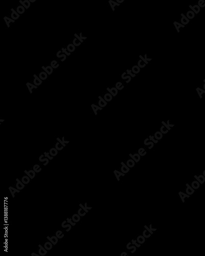 Filled black squared rectangle with concave section.