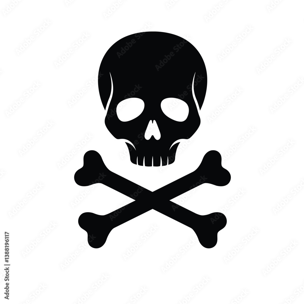 silhouette vector illustration of a Mark of Doom icon on a white background silhouette vector illustration of a Mark of Doom icon on a white background