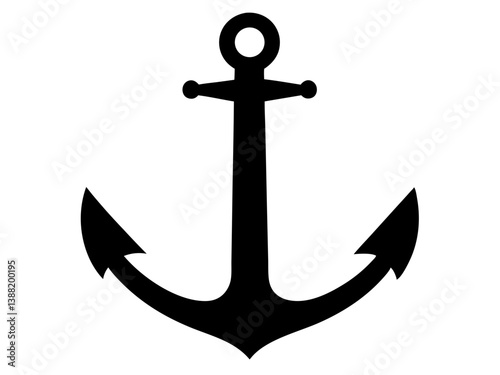 Anchor Silhouette Vector Design, Anchor SVG, Anchor Icon