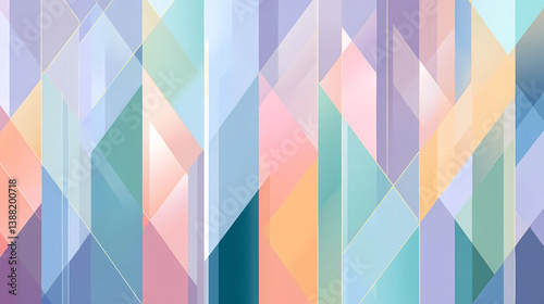 Geometric Background, subtle pastel colors