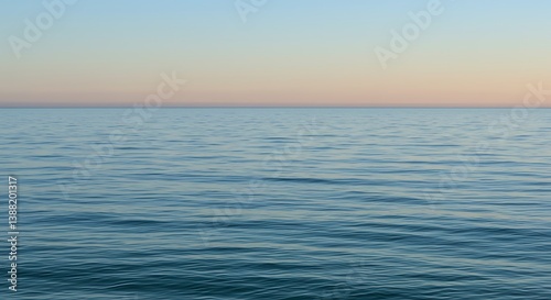 Wallpaper Mural Serene Sunset Sea: Calm Waters, Pastel Hues AI Generated Torontodigital.ca