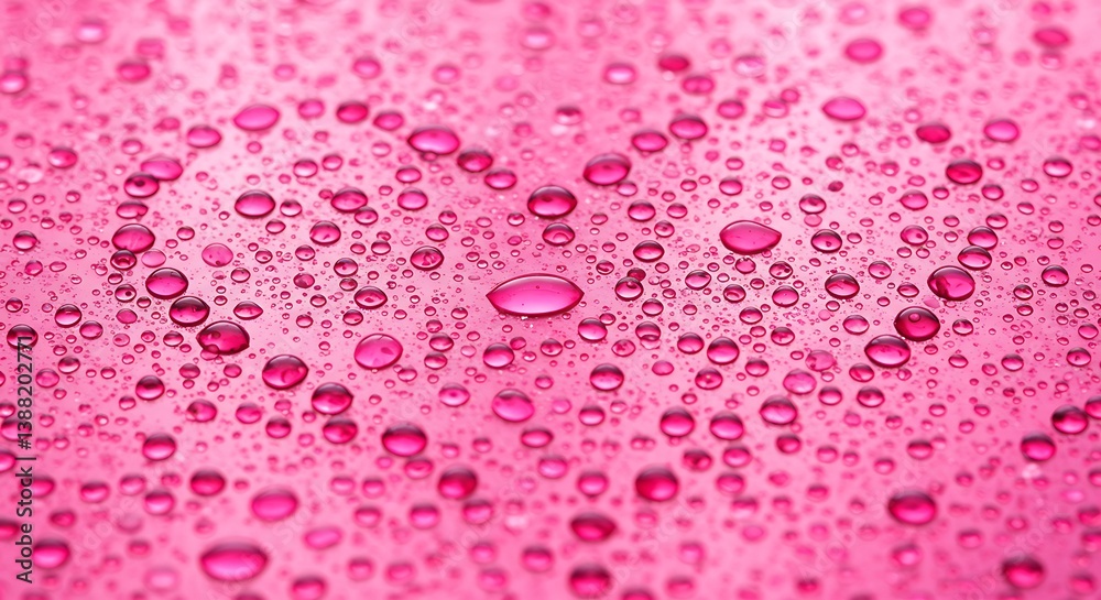 Pink Dewdrops: A Heartfelt Macro Photography AI Generated Pink Dewdrops: A Heartfelt Macro Photography AI Generated