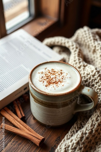 Cup of coffee with cinnamon, Cinnamon Banana Smoothie, Ceremic Mug