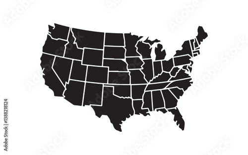 map of united states usa