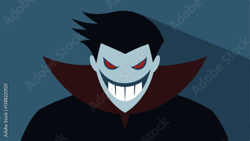 Masked Emotion A character with an exaggerated smile but dark shadows behind them symbolizing a facade that conceals underlying insensitivity.