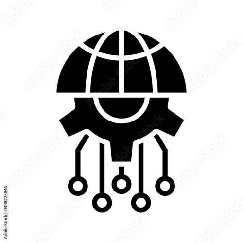 Global Icon. for mobile concept and web design. vector illustration
