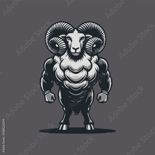 The typical sheep mascot of Garut city