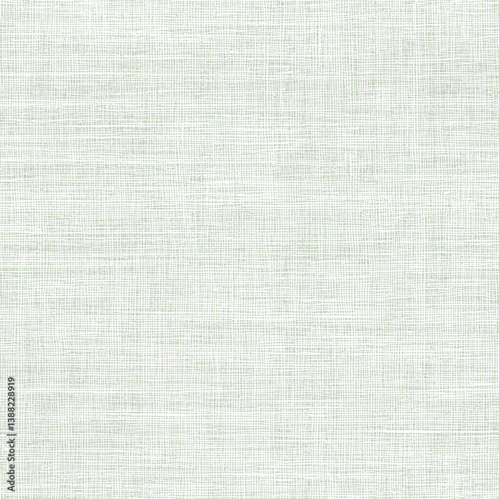 Fototapeta premium Light Green Seamless Linen Canvas Texture with Vintage Woven Look Vector Abstract Background. Neutral Rustic Fabric Boundless Pattern Perfect for Natural, Eco, Handmade, Textile or Craft Themed Design