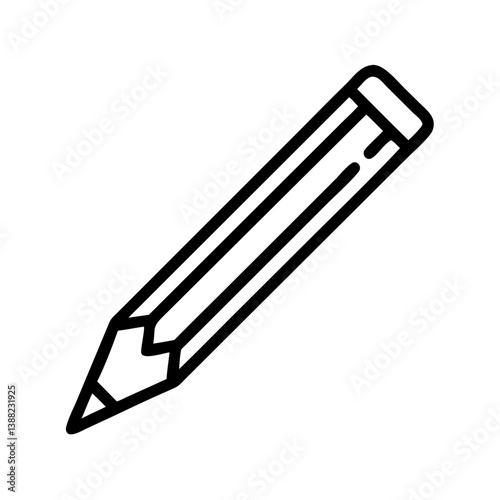 Pencil icons symbolize creativity and artistic expression. Essential for drawing, writing, and educational themes, these designs reflect the art of communication through simple tools.