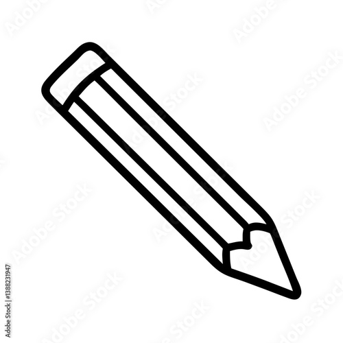 Pencil icons symbolize creativity and artistic expression. Essential for drawing, writing, and educational themes, these designs reflect the art of communication through simple tools.