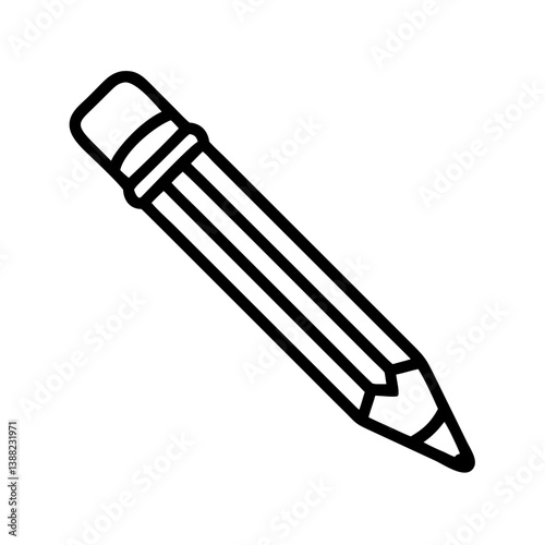 Pencil icons symbolize creativity and artistic expression. Essential for drawing, writing, and educational themes, these designs reflect the art of communication through simple tools.