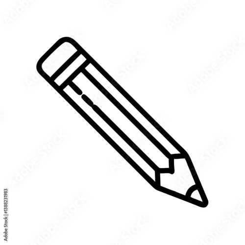 Pencil icons symbolize creativity and artistic expression. Essential for drawing, writing, and educational themes, these designs reflect the art of communication through simple tools.