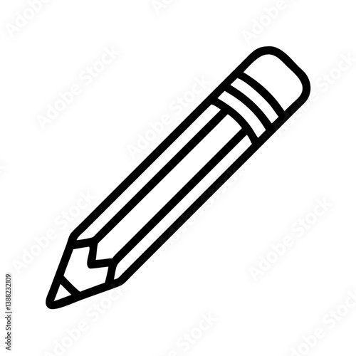 Pencil icons symbolize creativity and artistic expression. Essential for drawing, writing, and educational themes, these designs reflect the art of communication through simple tools.