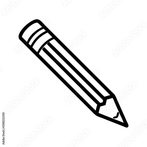 Pencil icons symbolize creativity and artistic expression. Essential for drawing, writing, and educational themes, these designs reflect the art of communication through simple tools.