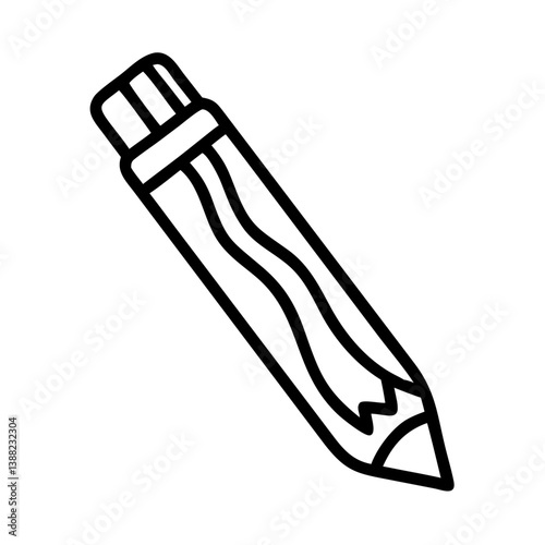 Pencil icons symbolize creativity and artistic expression. Essential for drawing, writing, and educational themes, these designs reflect the art of communication through simple tools.