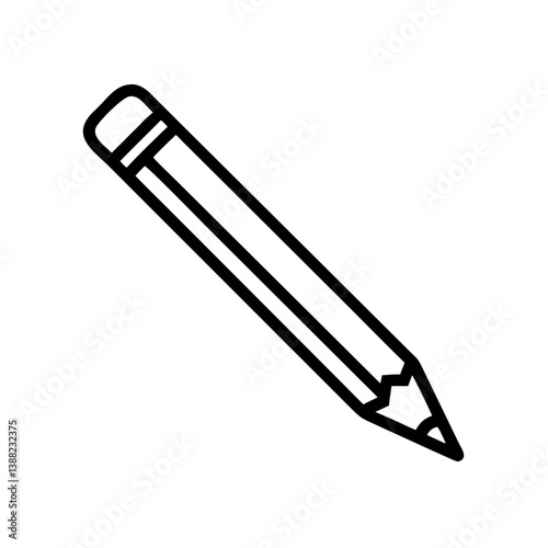 Pencil icons symbolize creativity and artistic expression. Essential for drawing, writing, and educational themes, these designs reflect the art of communication through simple tools.