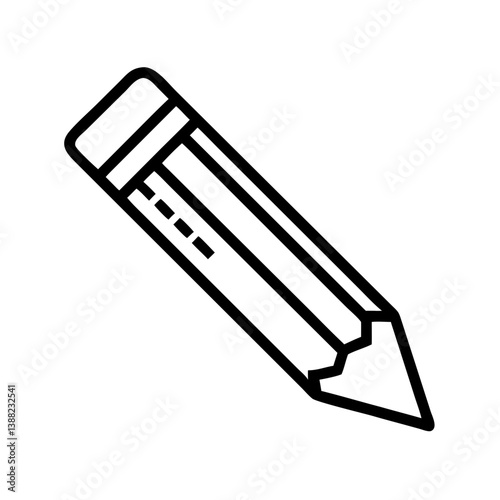 Pencil icons symbolize creativity and artistic expression. Essential for drawing, writing, and educational themes, these designs reflect the art of communication through simple tools.