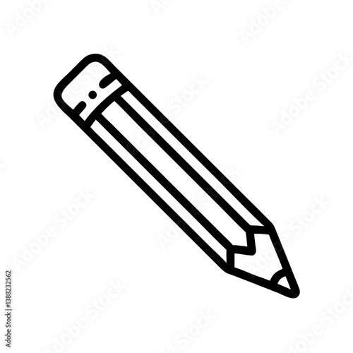 Pencil icons symbolize creativity and artistic expression. Essential for drawing, writing, and educational themes, these designs reflect the art of communication through simple tools.
