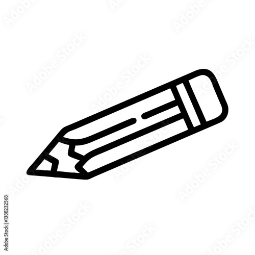 Pencil icons symbolize creativity and artistic expression. Essential for drawing, writing, and educational themes, these designs reflect the art of communication through simple tools.