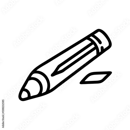 Pencil icons symbolize creativity and artistic expression. Essential for drawing, writing, and educational themes, these designs reflect the art of communication through simple tools.