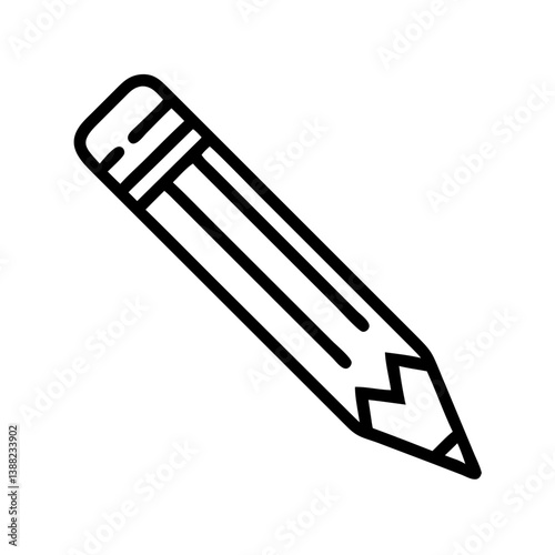 Pencil icons symbolize creativity and artistic expression. Essential for drawing, writing, and educational themes, these designs reflect the art of communication through simple tools.