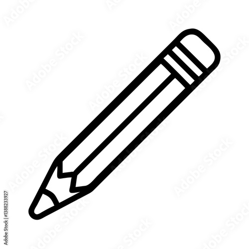 Pencil icons symbolize creativity and artistic expression. Essential for drawing, writing, and educational themes, these designs reflect the art of communication through simple tools.