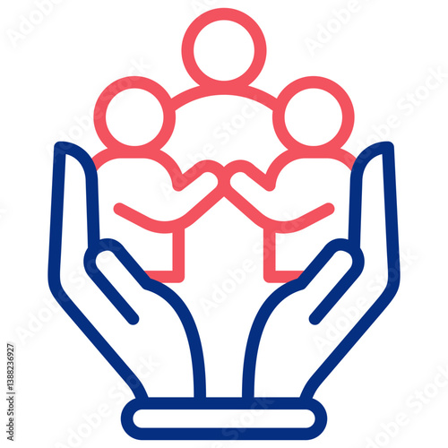 Sales and Job Activity  Icon Symbol Outline Color