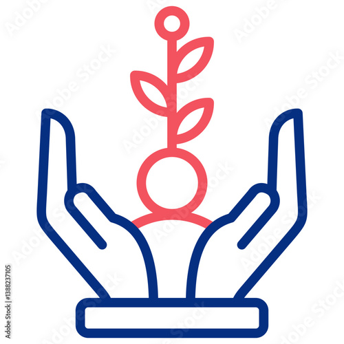 Sales and Job Activity  Icon Symbol Outline Color