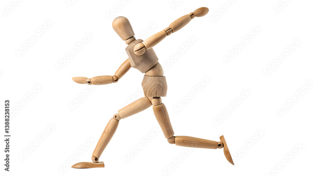 Wooden Artist Mannequin in Dynamic Pose – Transparent Background PNG
Wooden Artist Mannequin in Dynamic Pose – Transparent Background PNG