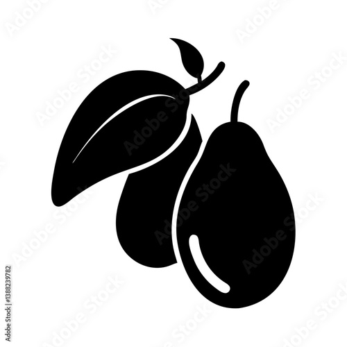 miracle fruit icon, miracle fruit line art - simple line art of miracle fruit, perfect for miracle fruit logos and icons
