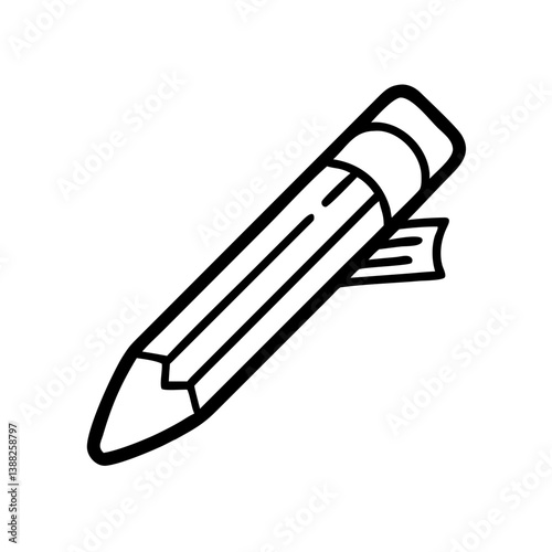 Pencil icons symbolize creativity and artistic expression. Essential for drawing, writing, and educational themes, these designs reflect the art of communication through simple tools.