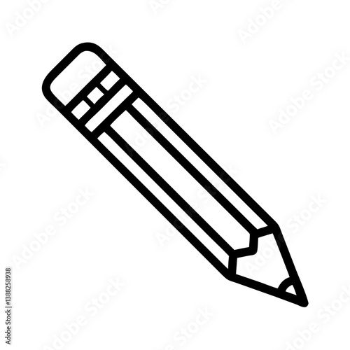 Pencil icons symbolize creativity and artistic expression. Essential for drawing, writing, and educational themes, these designs reflect the art of communication through simple tools.