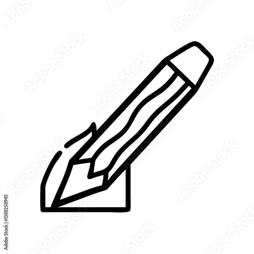Pencil icons symbolize creativity and artistic expression. Essential for drawing, writing, and educational themes, these designs reflect the art of communication through simple tools.