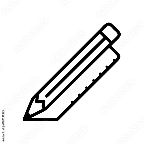 Pencil icons symbolize creativity and artistic expression. Essential for drawing, writing, and educational themes, these designs reflect the art of communication through simple tools.