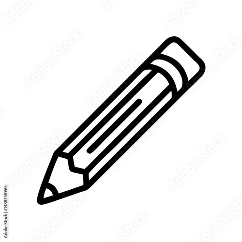 Pencil icons symbolize creativity and artistic expression. Essential for drawing, writing, and educational themes, these designs reflect the art of communication through simple tools.