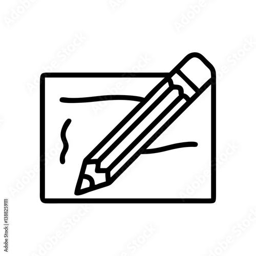 Pencil icons symbolize creativity and artistic expression. Essential for drawing, writing, and educational themes, these designs reflect the art of communication through simple tools.