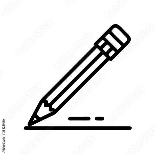 Pencil icons symbolize creativity and artistic expression. Essential for drawing, writing, and educational themes, these designs reflect the art of communication through simple tools.