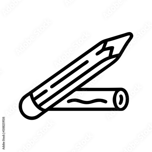 Pencil icons symbolize creativity and artistic expression. Essential for drawing, writing, and educational themes, these designs reflect the art of communication through simple tools.
