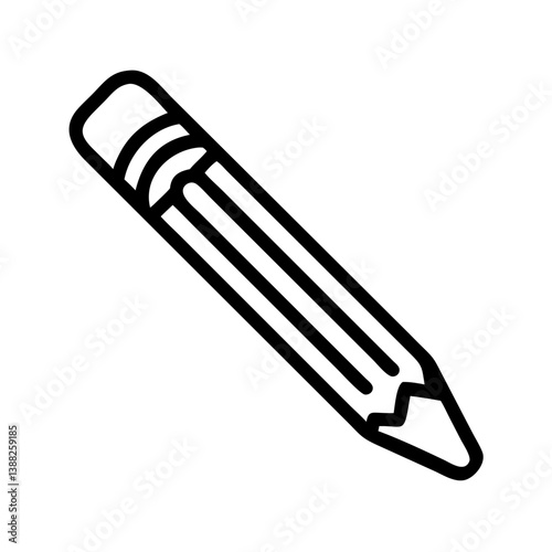 Pencil icons symbolize creativity and artistic expression. Essential for drawing, writing, and educational themes, these designs reflect the art of communication through simple tools.