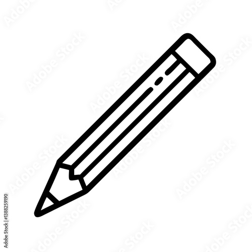 Pencil icons symbolize creativity and artistic expression. Essential for drawing, writing, and educational themes, these designs reflect the art of communication through simple tools.