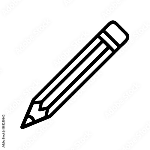 Pencil icons symbolize creativity and artistic expression. Essential for drawing, writing, and educational themes, these designs reflect the art of communication through simple tools.