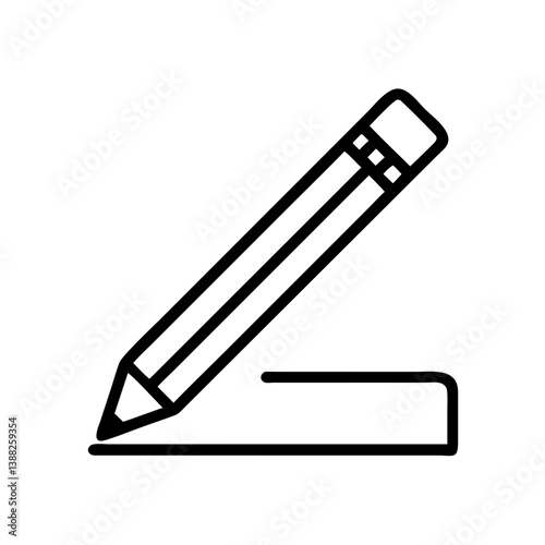 Pencil icons symbolize creativity and artistic expression. Essential for drawing, writing, and educational themes, these designs reflect the art of communication through simple tools.