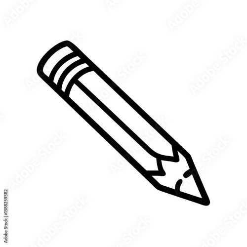 Pencil icons symbolize creativity and artistic expression. Essential for drawing, writing, and educational themes, these designs reflect the art of communication through simple tools.